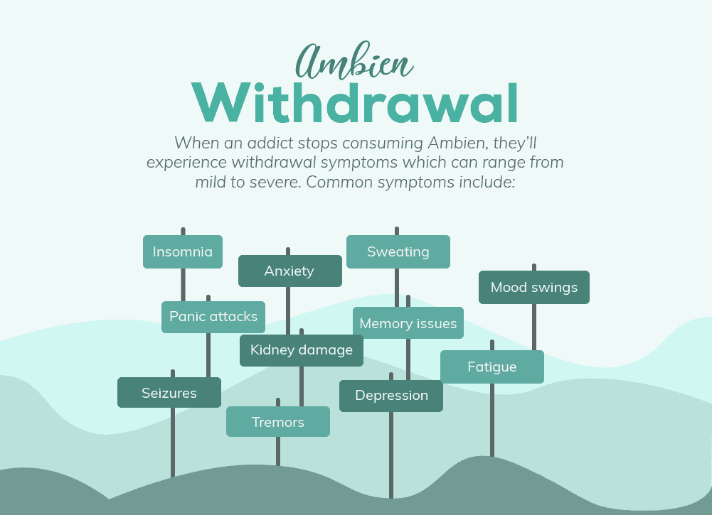 symptoms of ambien withdrawal