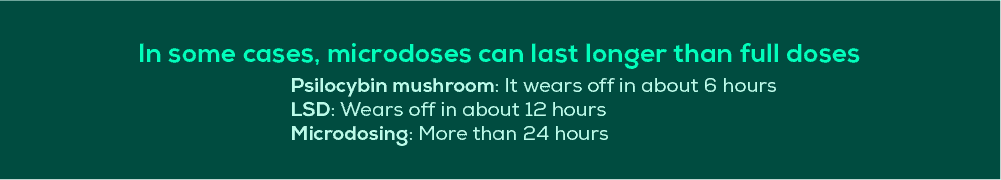 Microdosing Can Last Longer Than Full Doses - Northpoint Recovery